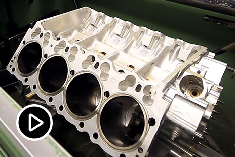 Cylinder head at Kalitta Motorsports