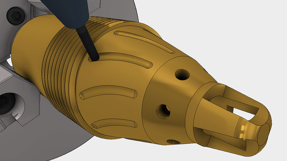 Include multi-axis support to make your most complex parts